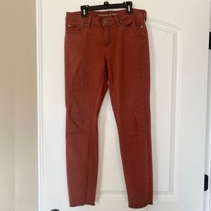 Rust Stretch Jeans